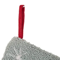 Glitzhome Fox Hooked Christmas Stocking