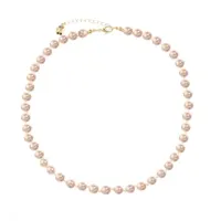 Monet Jewelry Simulated Pearl 18 Inch Collar Necklace