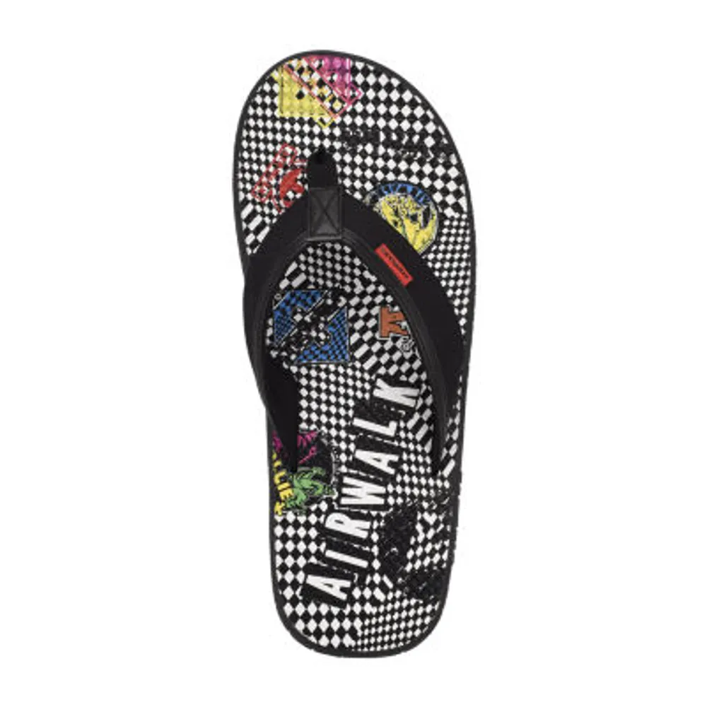 Airwalk Mens Deck Flip-Flops