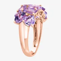 Effy Final Call Womens Genuine Purple Amethyst 14K Rose Gold Cocktail Ring