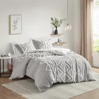 INK+IVY Hayes Chenille 3 Piece Cotton Comforter Set