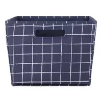 Rethink Your Room Grid Fabric Storage Bin