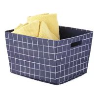 Rethink Your Room Grid Fabric Storage Bin