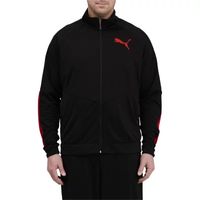 PUMA Contrast Mens Big and Tall Lightweight Track Jacket