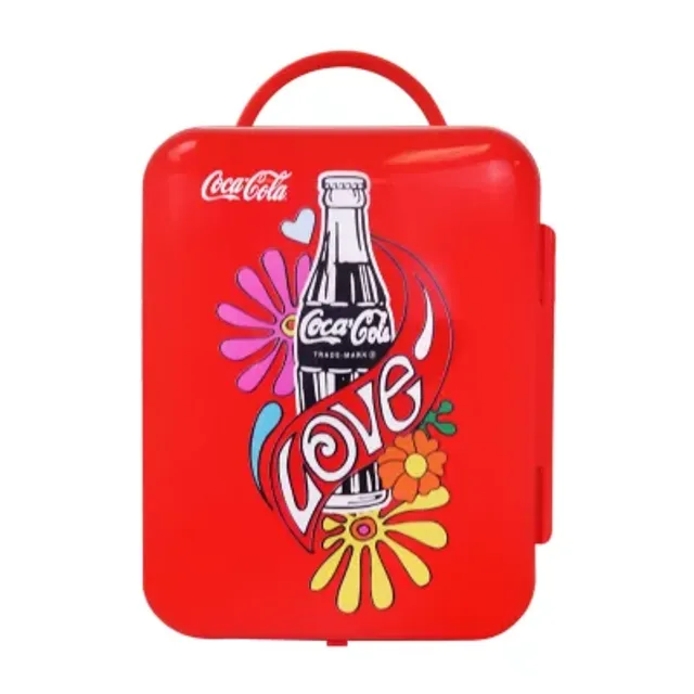 Coca-Cola Single Can Cooler, Red, USB Mini Fridge for Desk, Office, Dorm