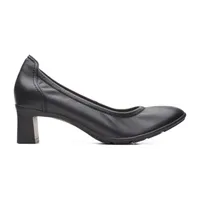 Clarks Womens Neiley Pearl Block Heel Pumps