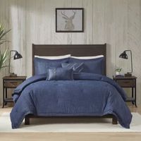 Woolrich Perry Cotton Oversized Denim Comforter Set