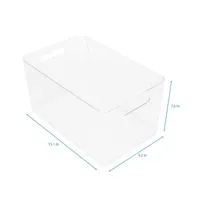 Home Expressions Large Arcylic Storage Bin with Lid