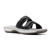 Clarks Womens Breeze Piper Slide Sandals