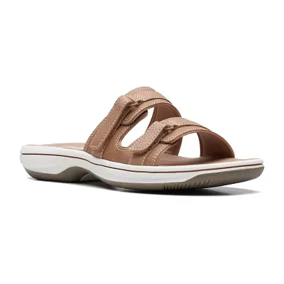 Clarks Womens Breeze Piper Slide Sandals