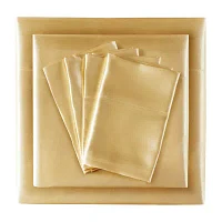 Madison Park Essentials Solid Satin 6-pc. Sheet Set