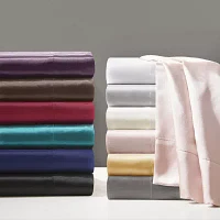 Madison Park Essentials Solid Satin 6-pc. Sheet Set