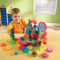 Learning Resources Gears! Gears! Gears!® Lights N Action Motorized Building Set Discovery Toy
