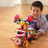 Learning Resources Gears! Gears! Gears!® Wacky Wigglers® Motorized Building Set Discovery Toys