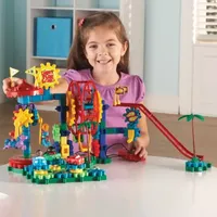 Learning Resources Gears! Gears! Gears!® Dizzy Fun Land™ Motorized Building Set Discovery Toy