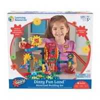 Learning Resources Gears! Gears! Gears!® Dizzy Fun Land™ Motorized Building Set Discovery Toy