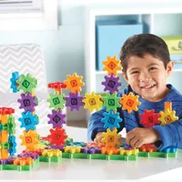 Learning Resources Gears! Gears! Gears!® 100-Piece Deluxe Building Set Discovery Toy