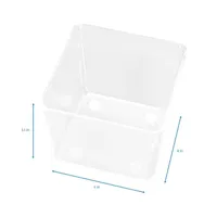 Home Expressions Extra Small Deep Single Compartment Drawer Storage