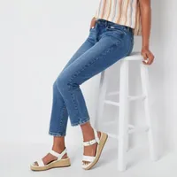 a.n.a Womens Low Rise Straight Leg Slim Fit Jean