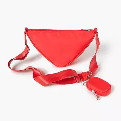 Forever 21 Nylon Triangle Crossbody Bag