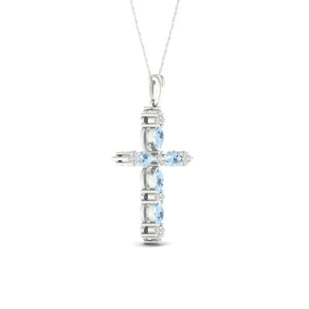 Dieci 10K Gold Textured Cross Pendant with Chain - 20470089 | HSN