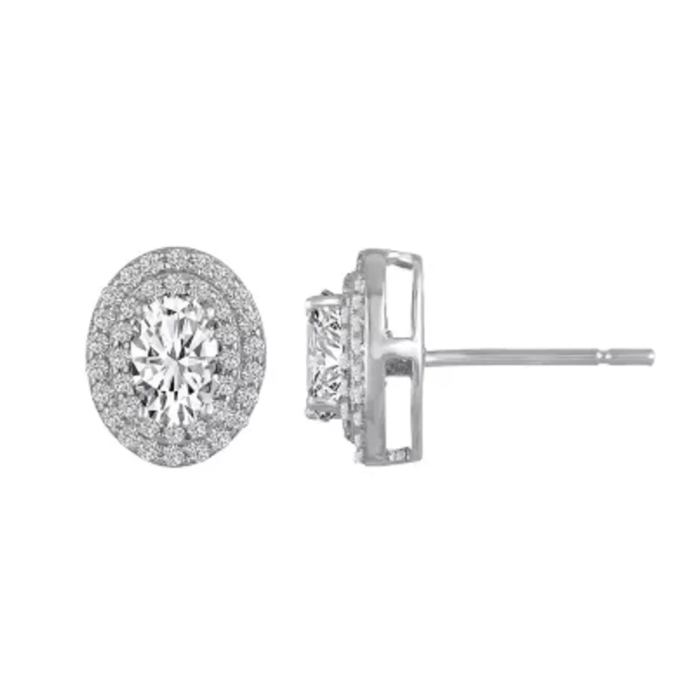 YES PLEASE! 2.5 CT.T.W. Lab-Created White Sapphire Stud Earrings in  Sterling Silver - JCPenney