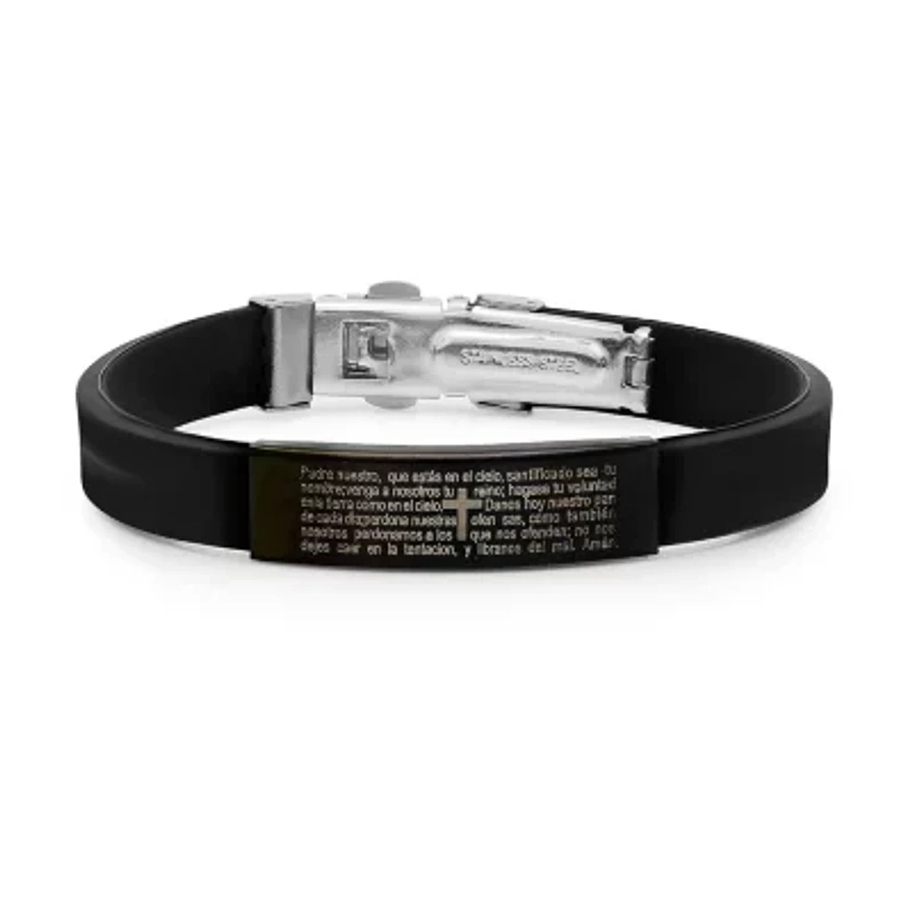 Steeltime Stainless Steel 8 Inch Solid Id Bracelet