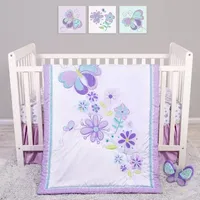 Sammy And Lou Butterfly Meadow 4-pc. Crib Bedding Set