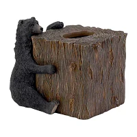 Avanti Black Bear Lodge Tissue Holder