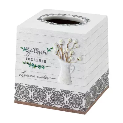 Avanti Modern Farmhouse Tissue Box Cover