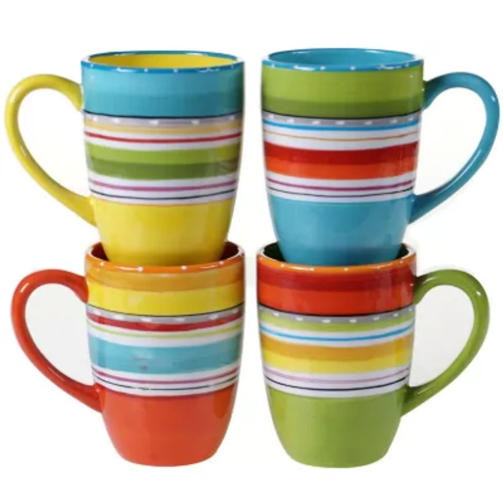 Certified International Mariachi Set of 4 Mugs