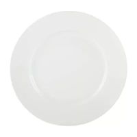 JCPenney Home™ Porcelain Whiteware Set of 4 Round Dinner Plates