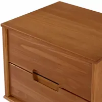 Modern 3 Drawer Solid Wood Nightstand