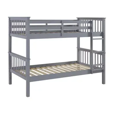 Solid Wood Mission Design Bunk Bed