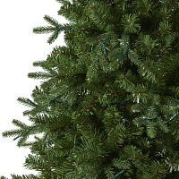 Nearly Natural 6 Foot Vermont Fir With 250 Clear Led Lights Pre-Lit Artificial Christmas Tree