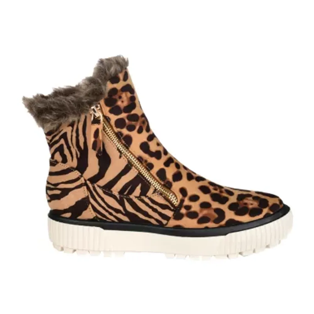 Journee Collection Womens Jezzy Wedge Heel Booties