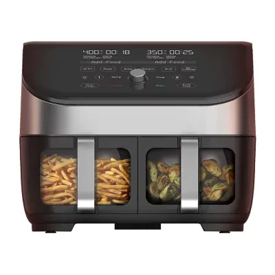 Instant 8-Qt. See-Through Dual Basket Air Fryer