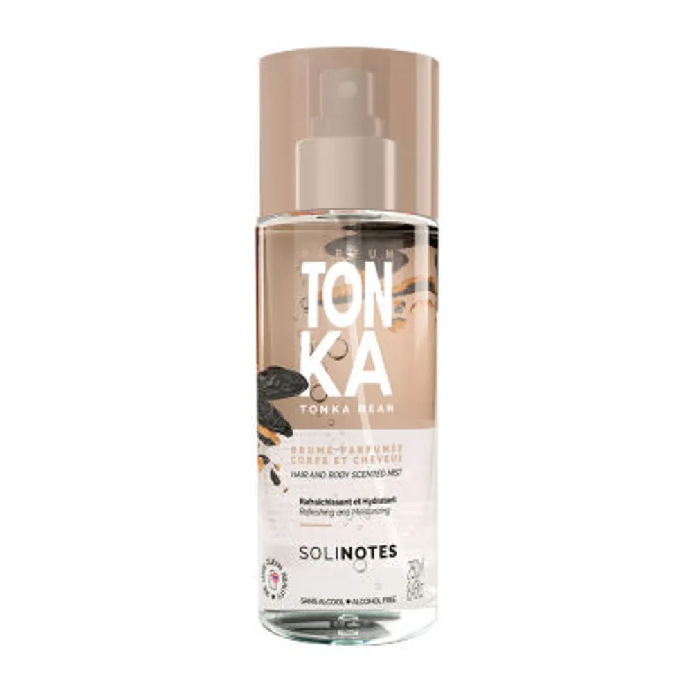 Solinotes Tonka Bean Scented Body + Hair Mist, 8.45 Oz