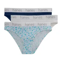 Hanes Originals Ultimate Cotton Stretch Women’s Bikini Underwear Pack, 3-Pack 45UOBK