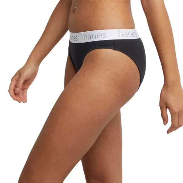 Hanes Originals Ultimate Cotton Stretch Women's Bikini Underwear Pack,  3-Pack 45UOBK
