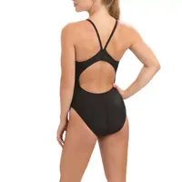 Dolfin Basics Solid V-2 Back Womens One Piece Swimsuit