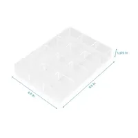 Home Expressions Stacking Tray With Dividers Jewelry Organizer