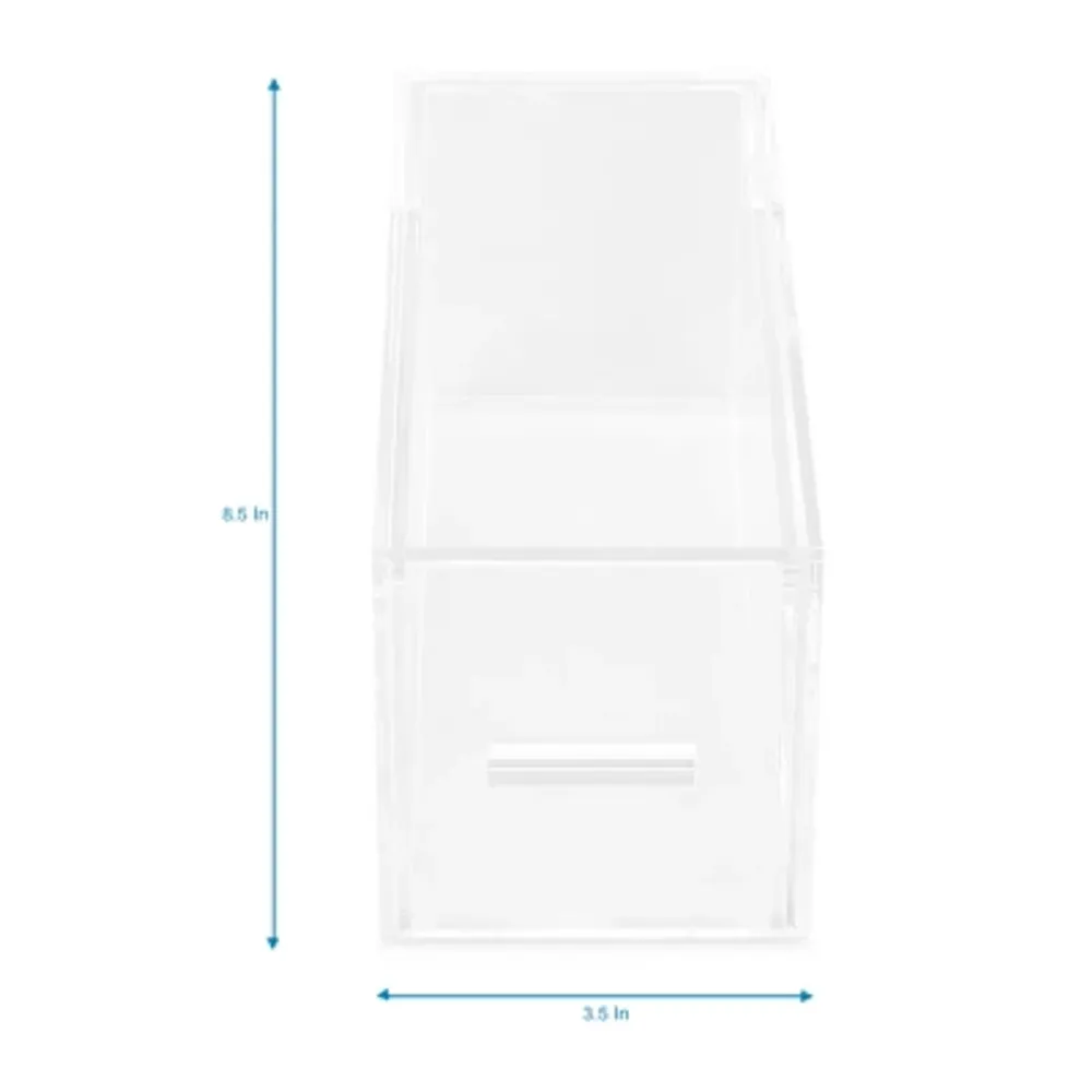 Home Expressions Tall Acrylic Single Compartment Drawer Storage