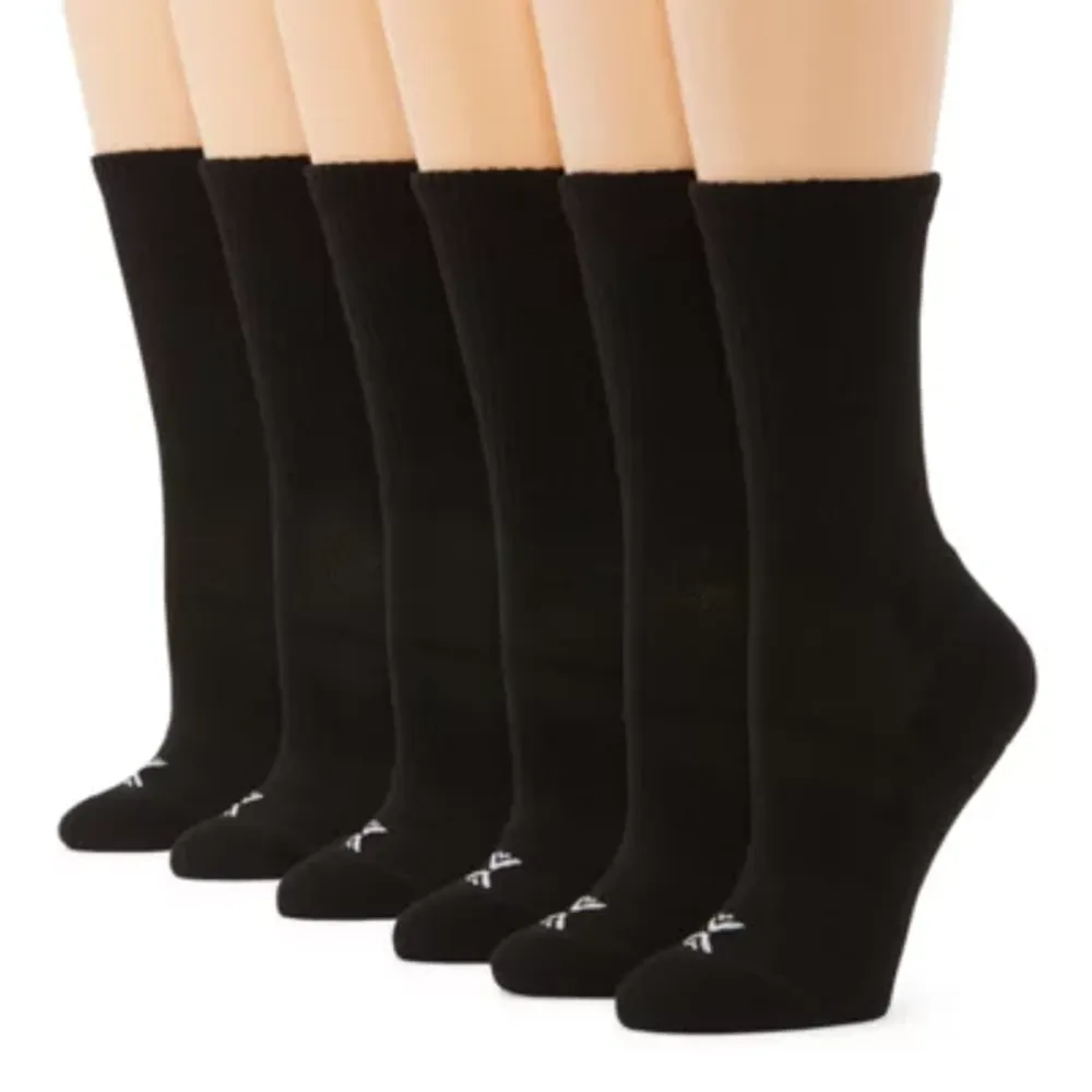 Xersion 6 Pair Crew Socks Womens