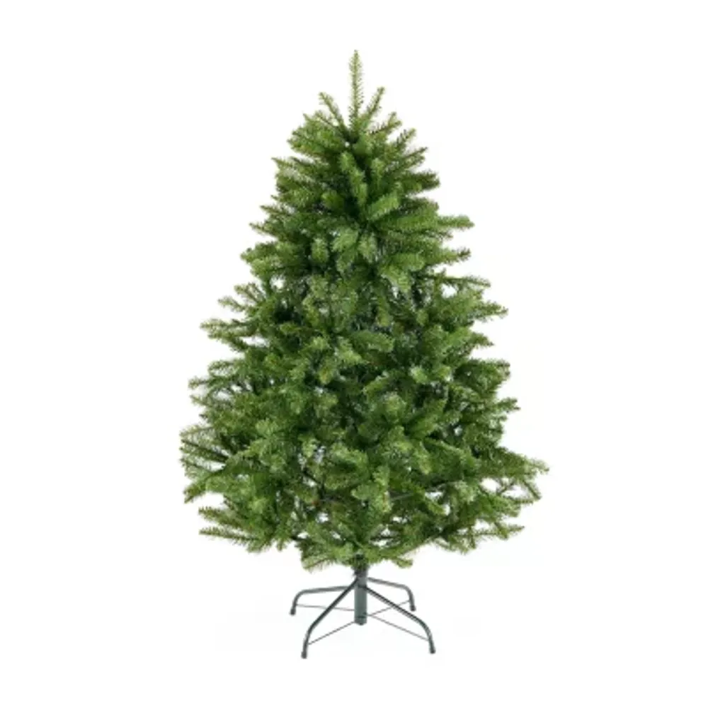 4 1/2 Foot Spruce Glitter-Tipped Christmas Tree