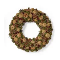 Indoor Christmas Wreath - Unlit