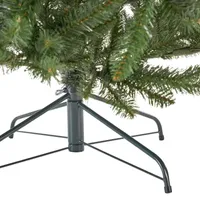 7 1/2 Foot Spruce Pre-Lit Christmas Tree - Green