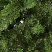 7 1/2 Foot Spruce Pre-Lit Christmas Tree - Green