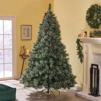 7 Foot Pre-Decorated Pine Christmas Tree