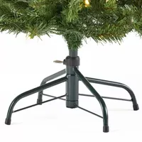 4 1/2 Foot Pre-Lit Christmas Tree - Green Clear LED